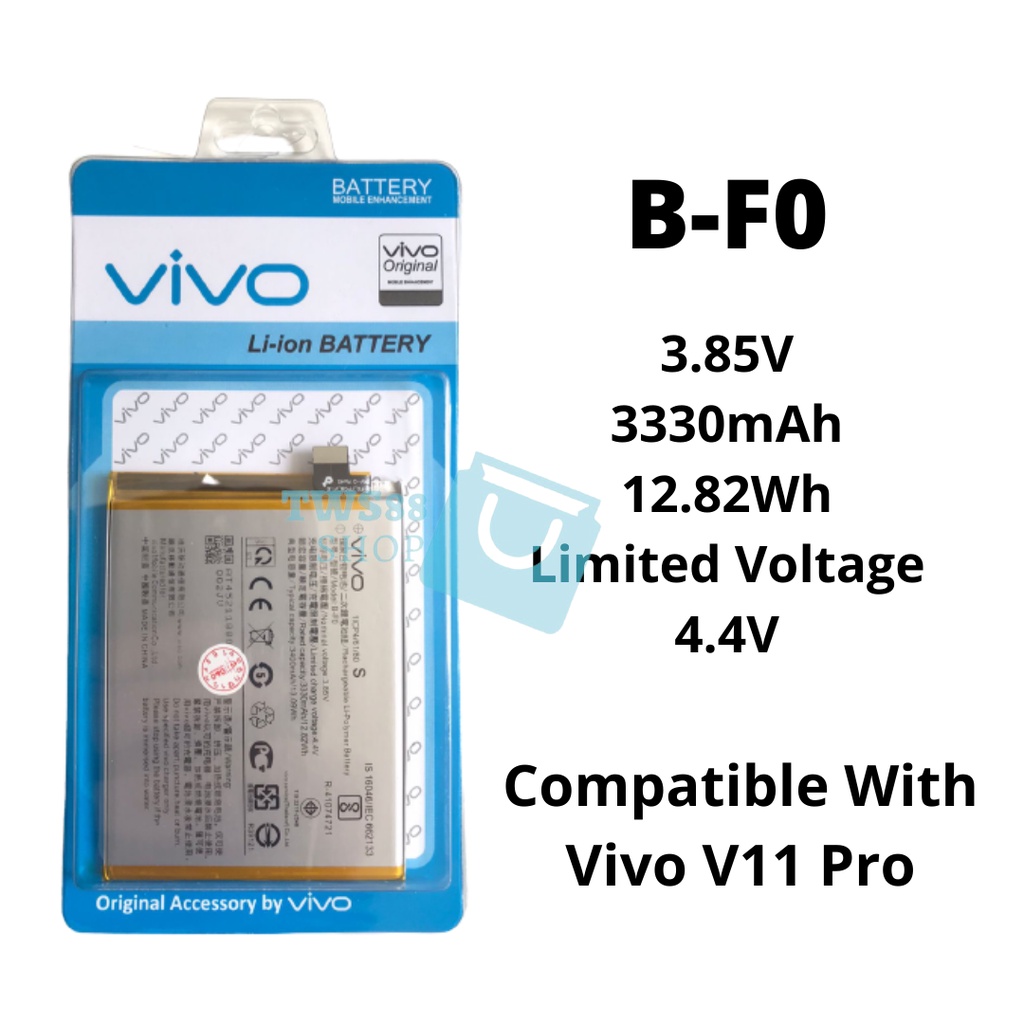 Baterai Batere Battery Vivo V11 Pro original B-F0