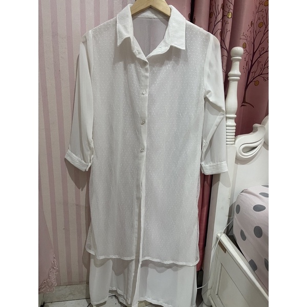 TUNIK WANITA PUTIH POLOS