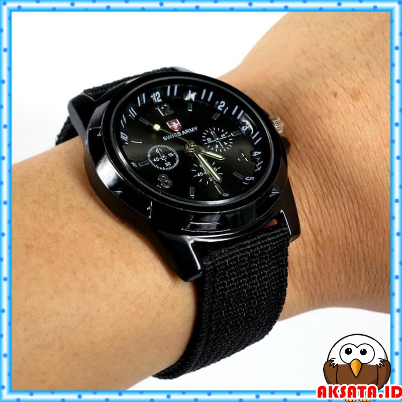 Jam Tangan Pria Militer Army Sport Strap Rugged