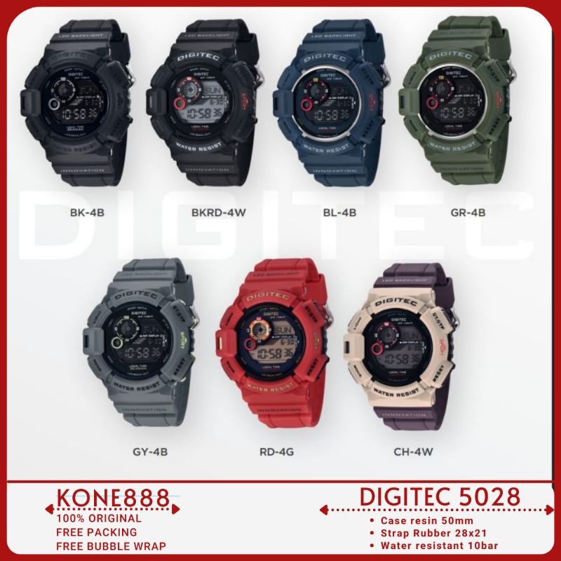 DIGITEC DG 5028 / DG-5028 / DG5028 2028 Watch Jam Tangan ORIGINAL GARANSI