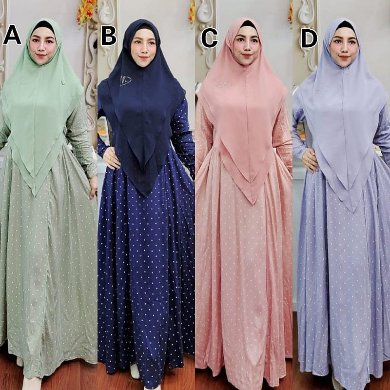 HOME DRESS TANIA POLKA BY MARYAM