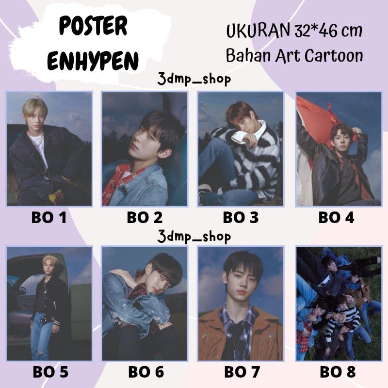 Poster enhypen kpop