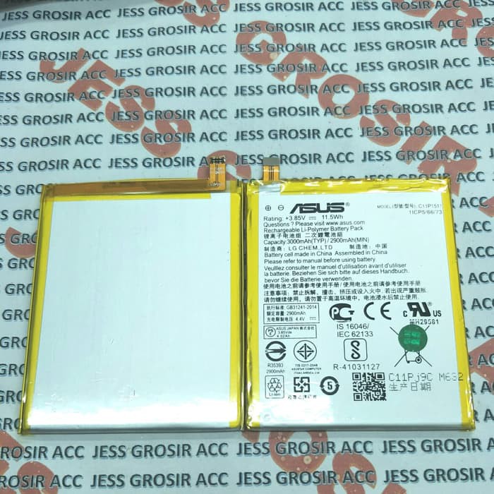 Baterai Battery Original ASUS Zenfone 3 5.5 Inch ZE552KL C11P1511