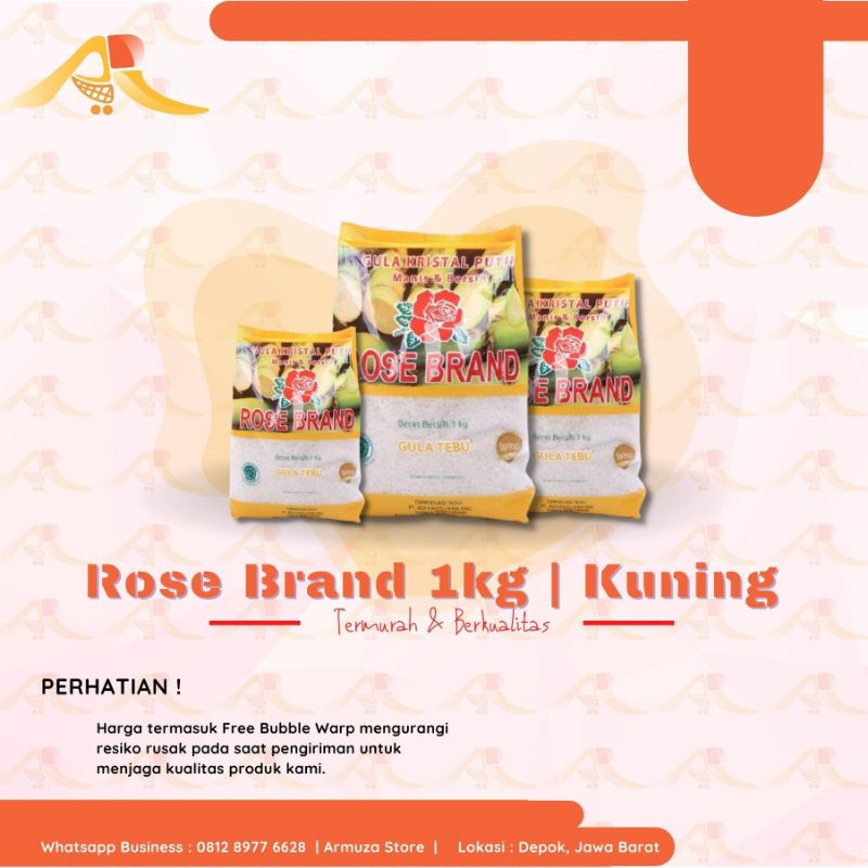 

Rose Brand 1 kg | Gula Pasir