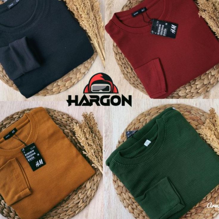 ➢ KAOS POLOS RIB PREMIUM WANITA LENGAN PANJANG / KAOS RIB POLOS LENGAN PANJANG / KAOS RIB H&M / KAOS