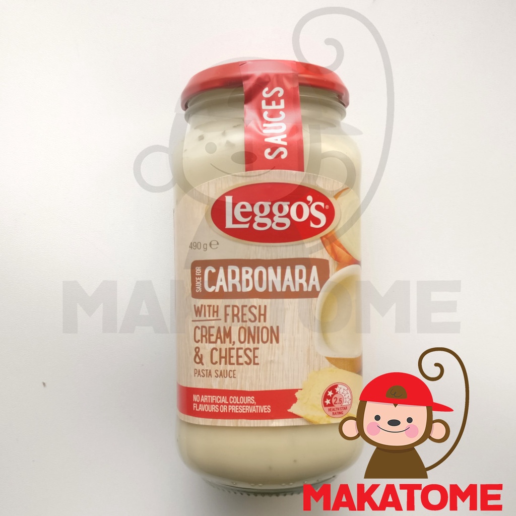 

Leggos Carbonara Pasta Sauce 490gr Leggo's Leggo s 490 gr g cheese