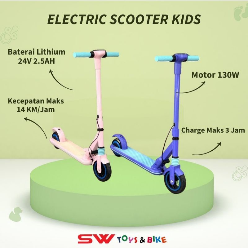 elektrik skuter anak   skuter listrik lipat anak anak