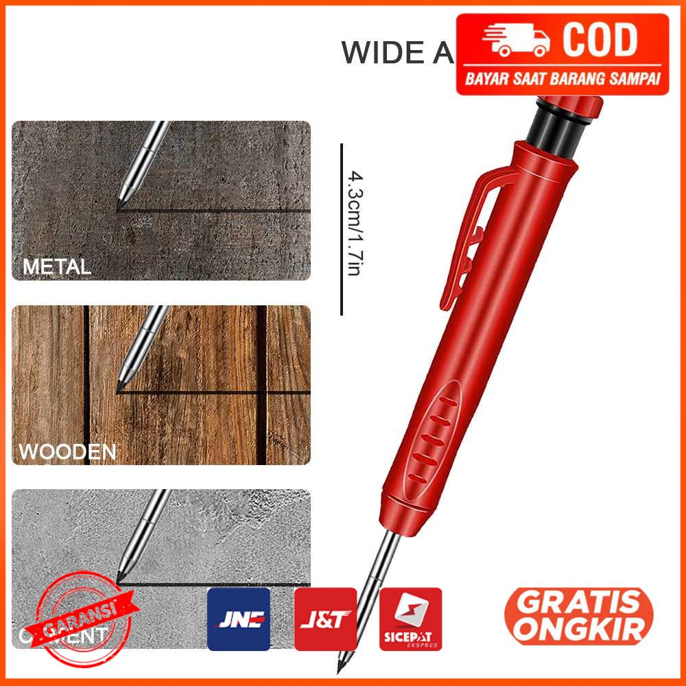 Pensil Refill Solid Carpenter Marking Pencil with Refill B15322