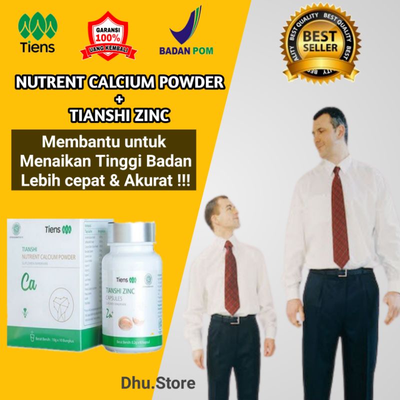 

TIANSI CALCIUM Peninggi Badan Tiens Susu Penambah Tinggi Kalsium NHCP & Zinc Capsules Tianshi NCP Original Aman