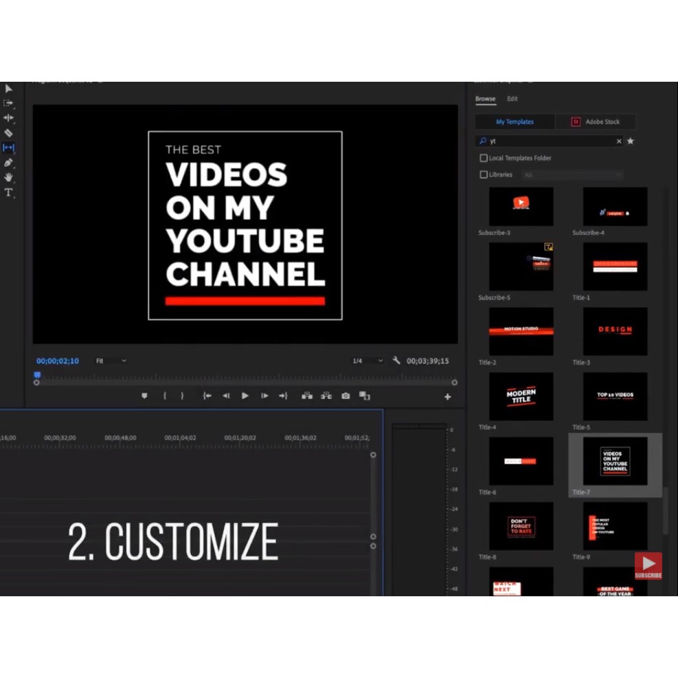 [LIMITED EDITION] Youtuber Pack for Premiere Pro LENGKAP - Windows Mac