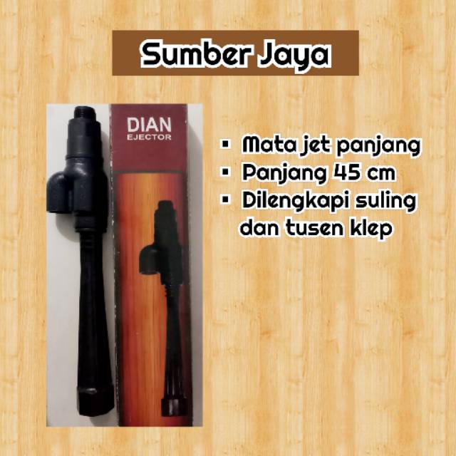 Mata Jet Panjang Dengan Suling Dan Mata Jet
