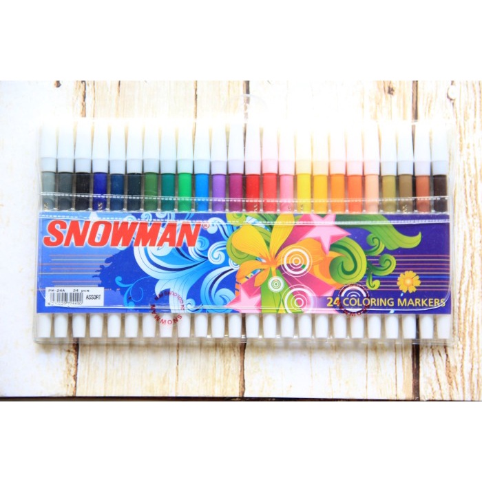

Jualan Spidol Snowman 24 Color Trendi