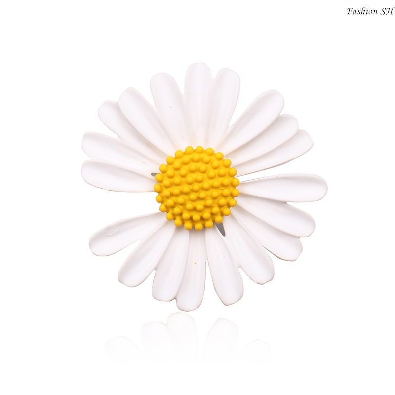 M70071 Bros Pin Bentuk Bunga Daisy Bahan Plastik