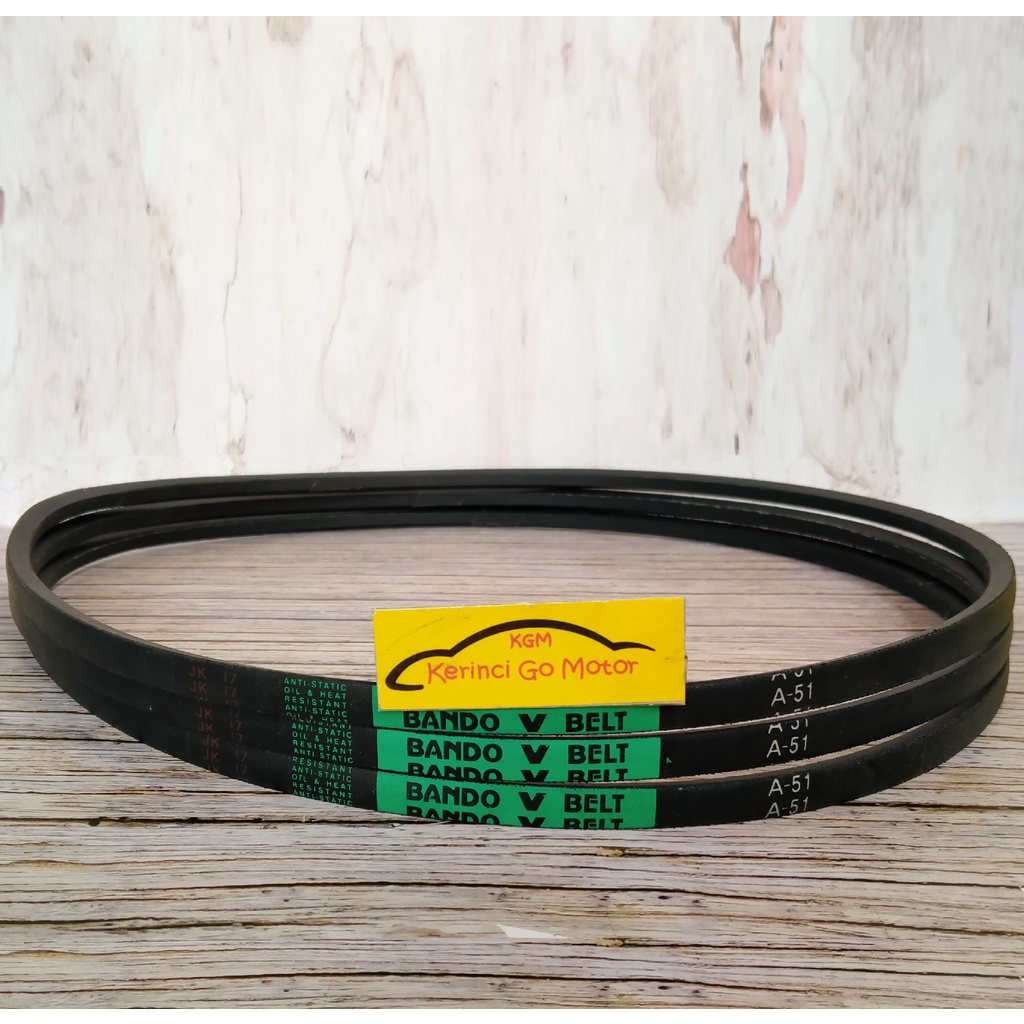 BANDO VAN BELT A-50 V BELT TALI KIPAS A50 FAN BELT VANBELT POLOS A-50