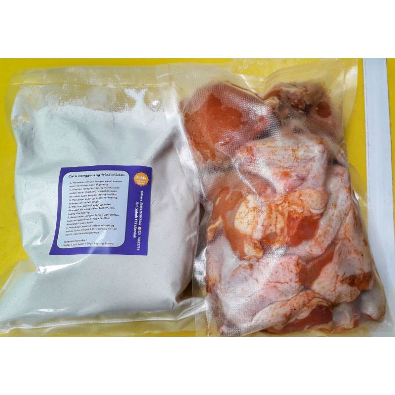 

Paket 1 Ekor Ayam Marinasi dan Tepung Fried Chicken
