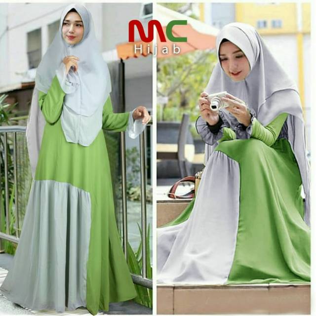 MC Syari Mona Gamis Hijau