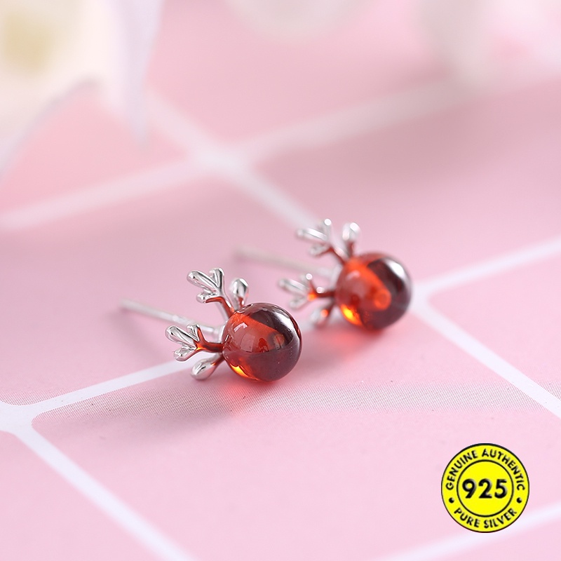 Anting Tusuk Sterling Silver 925 Untuk Wanita