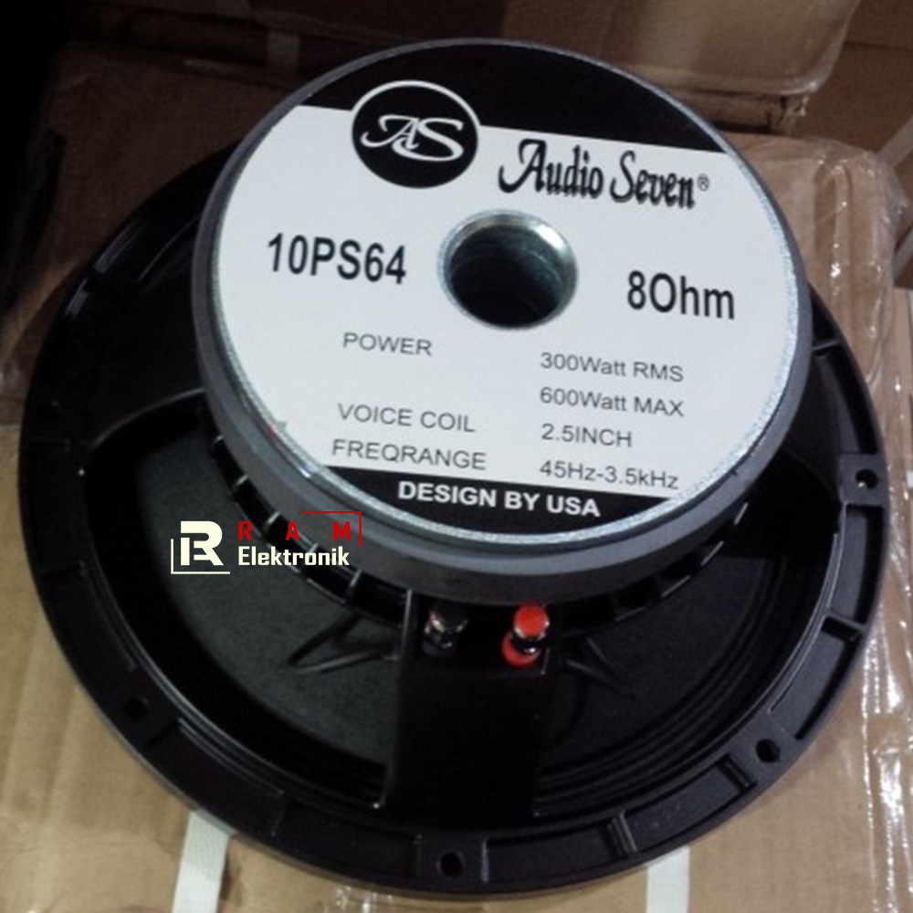 Komponen Speaker 10 Inch Audio Seven 10PS64 Model B&C Original 600W