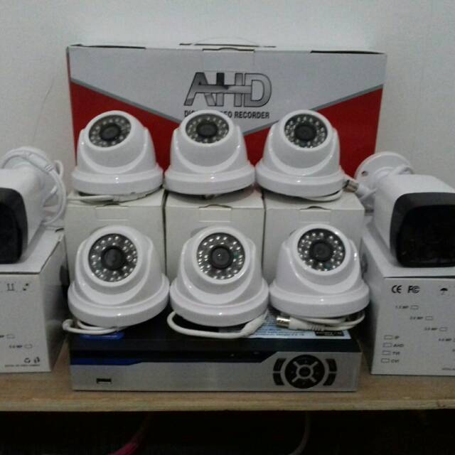 PAKET CCTV 720P 3MP 8 KAMERA CCTV DVR 8 CH CHANNEL XMEYE CAMERA 3 MP FULL HD 720 P HDD HARDISK 500GB
