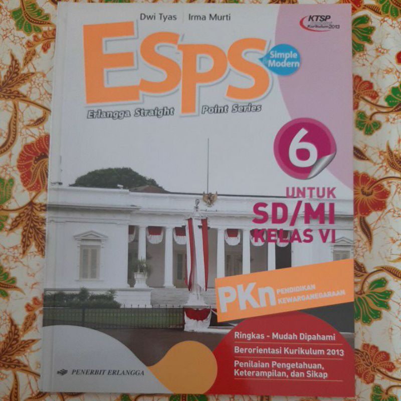 ESPS PKn kelas 6 SD/MI Erlangga