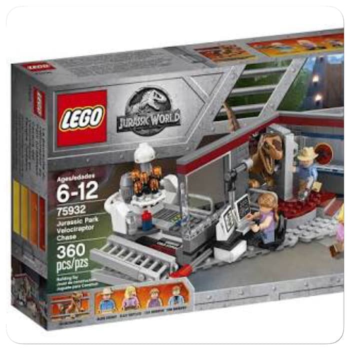 LEGO 75932 JURASSIC WORLD Jurassic Park Velociraptor Chase