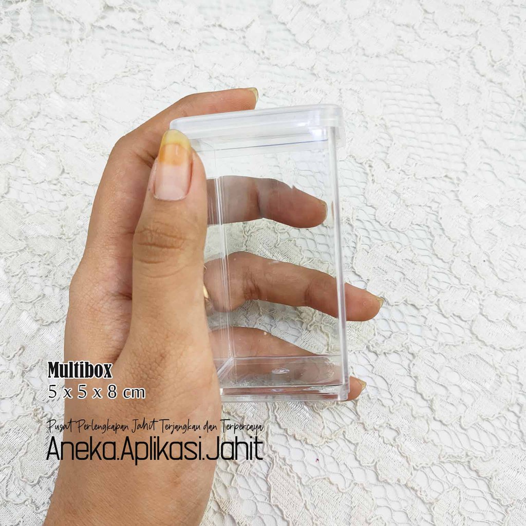 1 BIJI BOX MIKA / MULTIBOX / KOTAK MIKA / KOTAK TRANSPARANT / MBTR 558