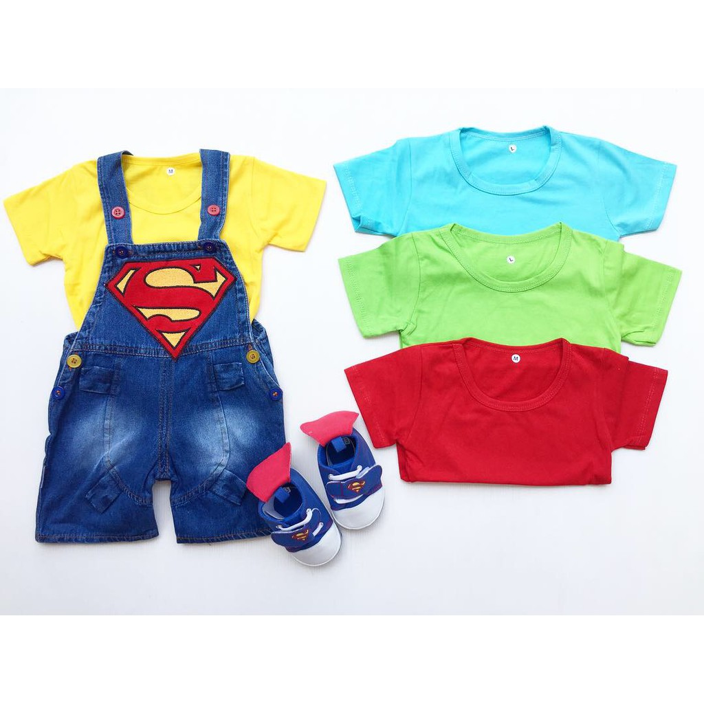 SPRMN JUMPER JEANS Baju Setelan Kaos Celana Pergi Jalan Lucu Fashion Anak Bayi Cowok Laki Terlaris