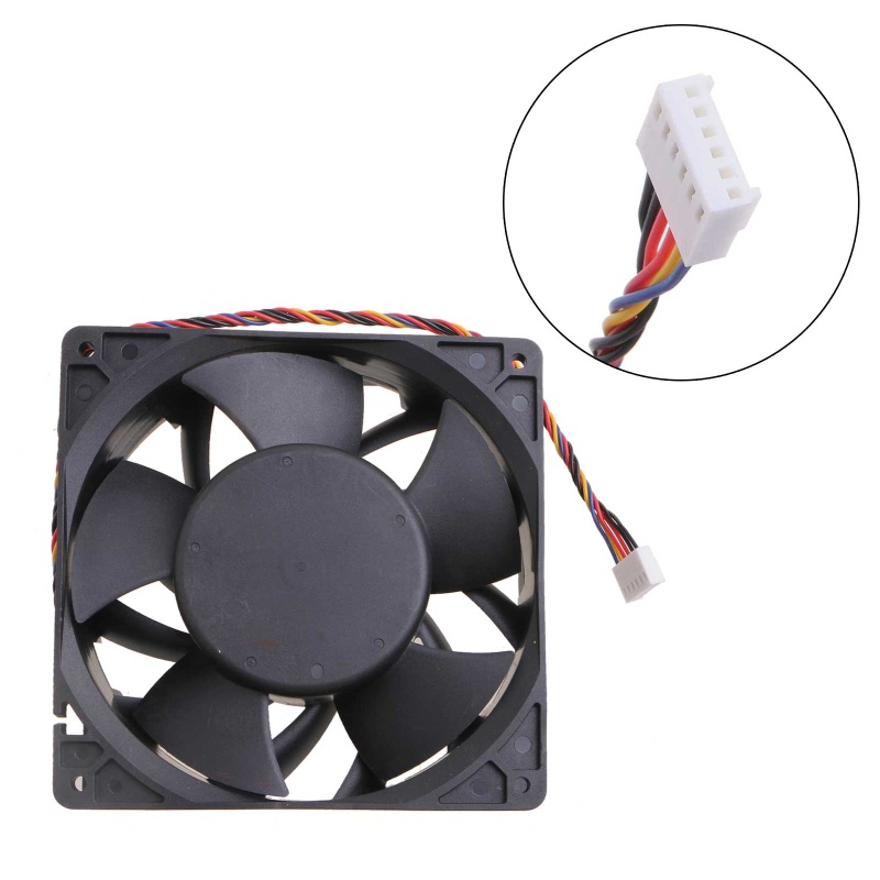 Bt 7500rpm PFC1412HE-00 12V 9A 14038 14cm 6-kabel PWM Server Fan Blower Udara 395g