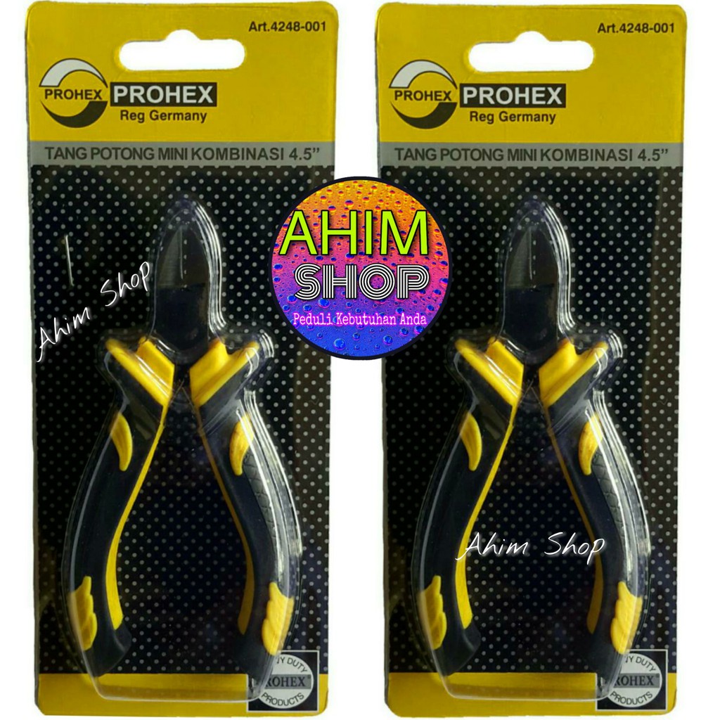 PROHEX Tang Potong Mini Kombinasi 4.5" Reg Germany Dua Fungsi Jepit dan Potong High Quality