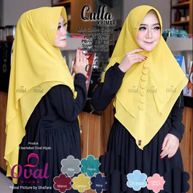 Hijab qilla Khimar by oval