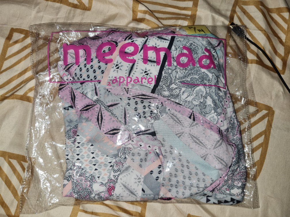 Oneset Tunik Setelan Celana Satcel Batik Meemaa Rayon Uniqlo Kimono Set