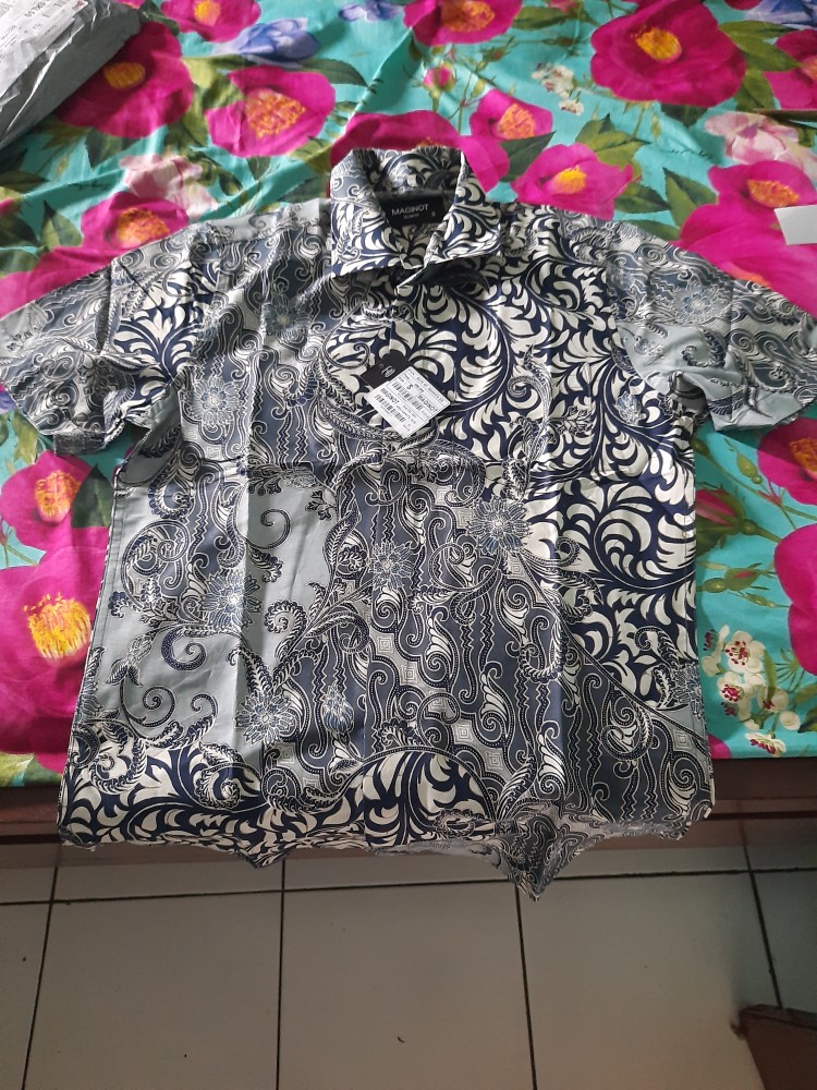Maginot Kemeja Batik Pria Arjuna-ss Lengan Pendek