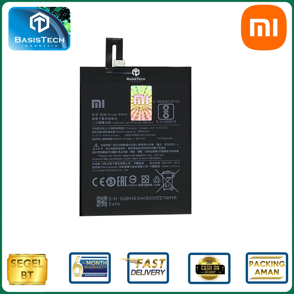 BATERAI XIAOMI POCO F1 - XIAOMI Pocophone F1 - BM4E - ORI99