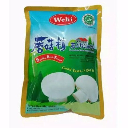 Ready Halal kaldu jamur Mo Gu Jing Wehi 400gr