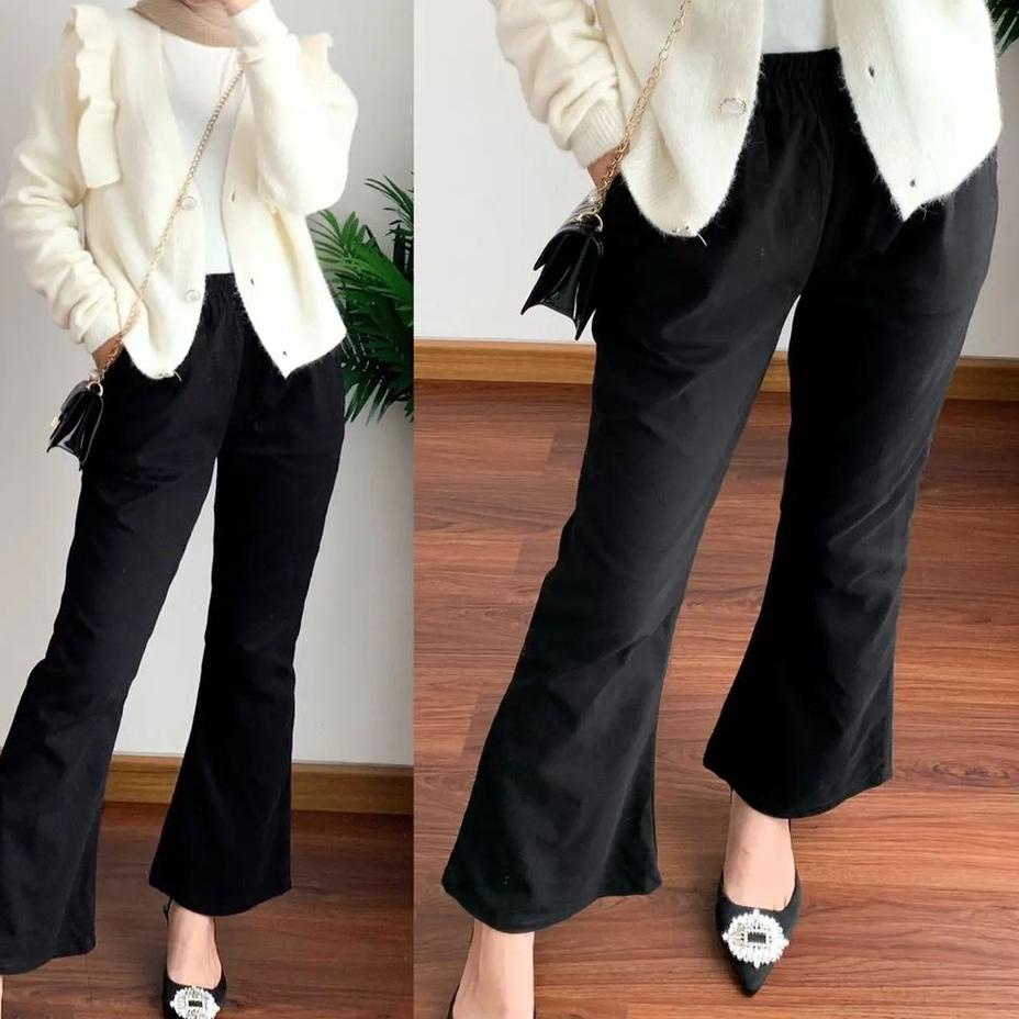 CUTBRAY BASIC PANTS KATUN COMBET TWILL PREMIUM CELANA PANJANG CUTBRAY WANITA STRETCH