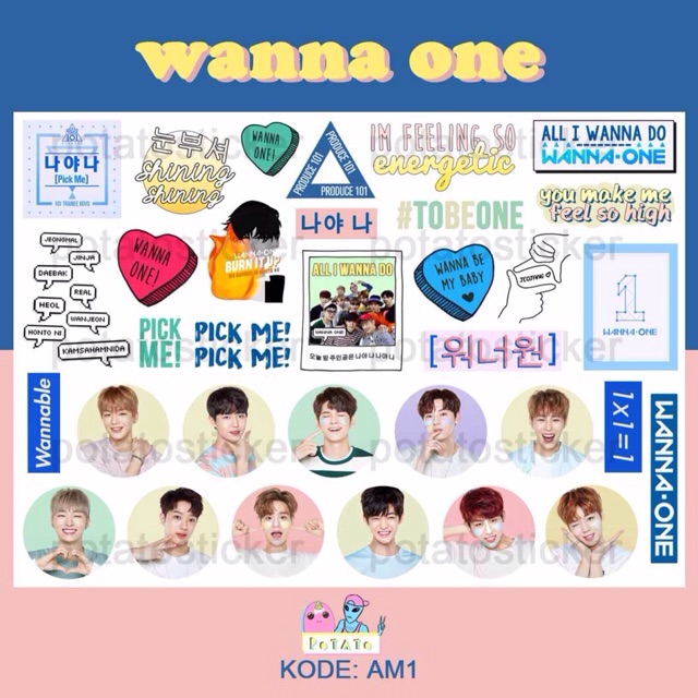 

wanna one - sticker tumblr kpop