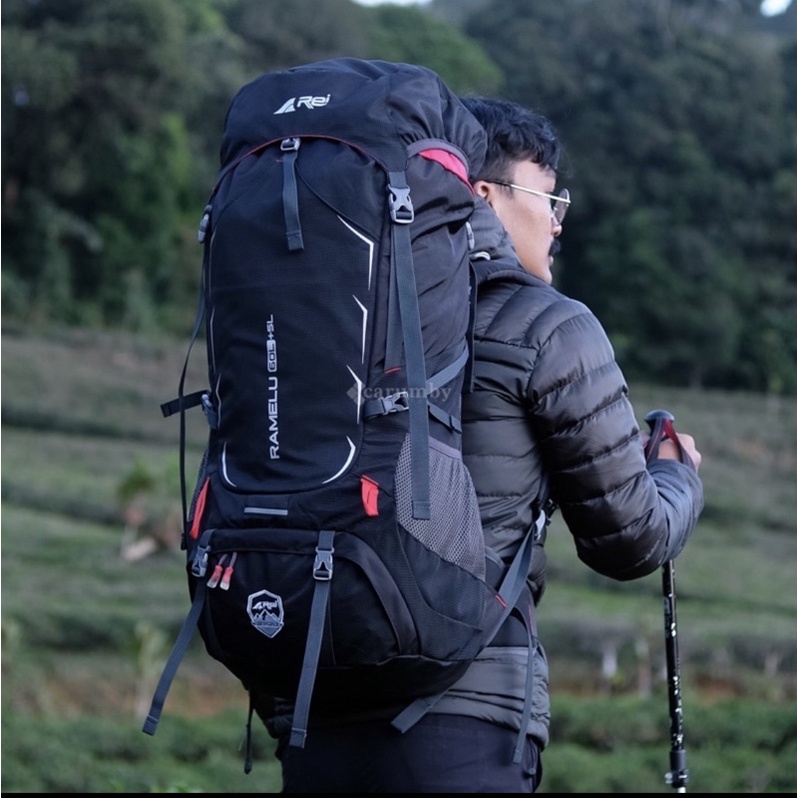 TAS RANSEL CARRIER AREI KERIL RAMELU 60L + 5L