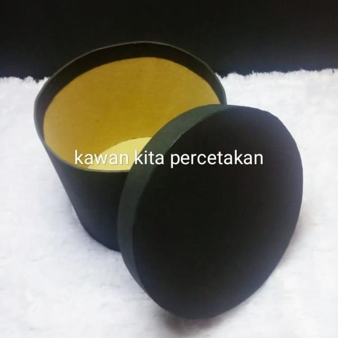 

[COD] Round Flower Box/box bunga/Warna hitam/D35xT30 [COD]