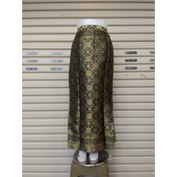 Realpict rok span songket//songket palembang termurah//rok songket jadi hitamgold