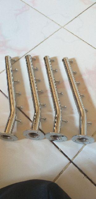 Gantungan Baju Suling Tempel Tembok 6 Titik (paku) || Hanger (import)