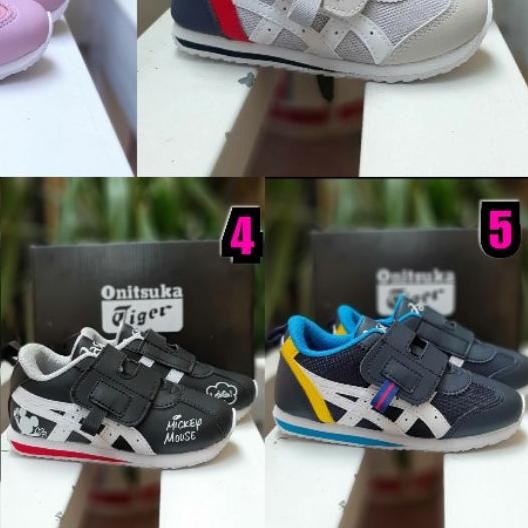 ✹ ONITSUKA TIGER IDAHO KIDS SEPATU ANAK CEWEK COWOK ➨