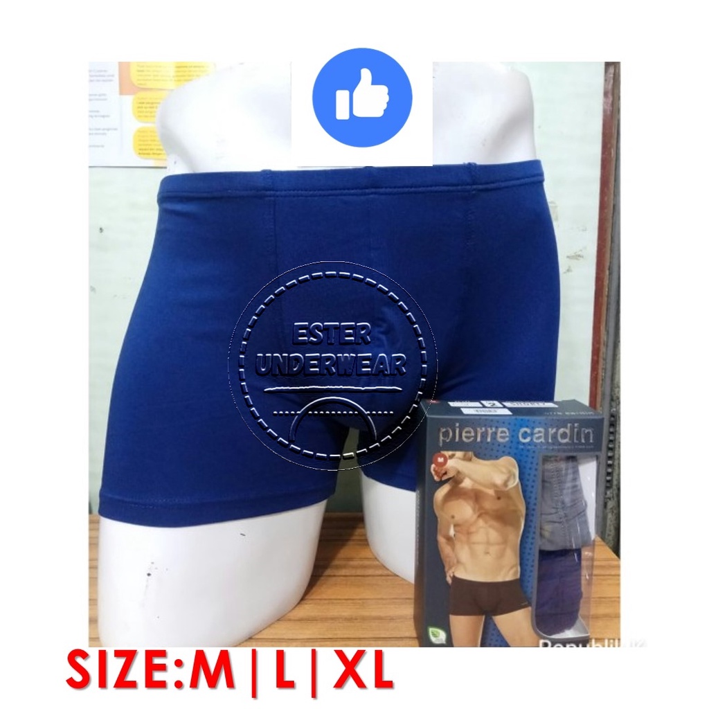 Celana Boxer Pria PIERRE CARDIN Import PC-623 ISI 2 PCS