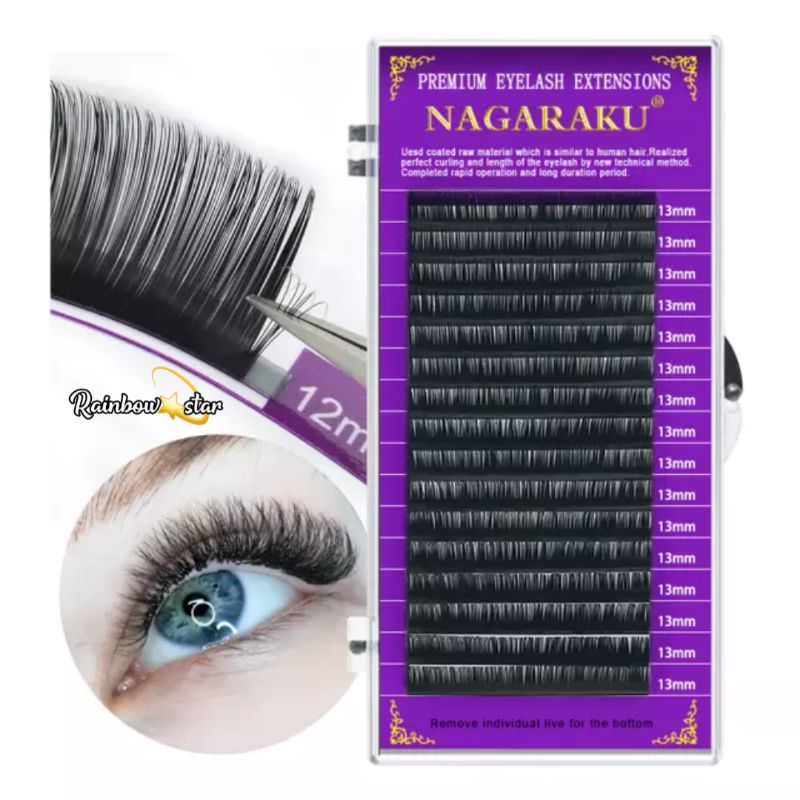 NAGARAKU Premium Mink 0.07D/0.10C/0.10D/0.20C/0.20D/0.25C/0.25D / Bulu Mata Eyelash Extension