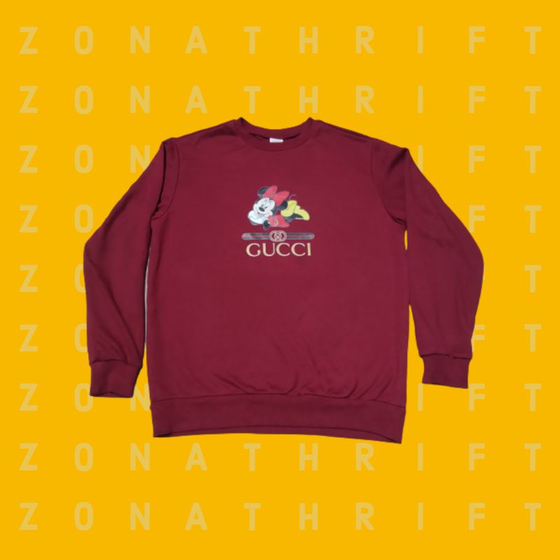 Crewneck Fashion Mickey Gucci Second