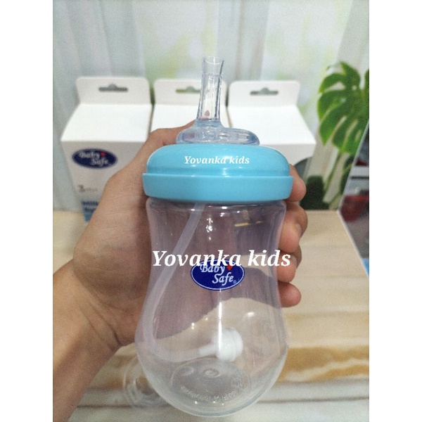 Paket Botol Sedotan Baby Safe Natural milk Flow System 250 Ml