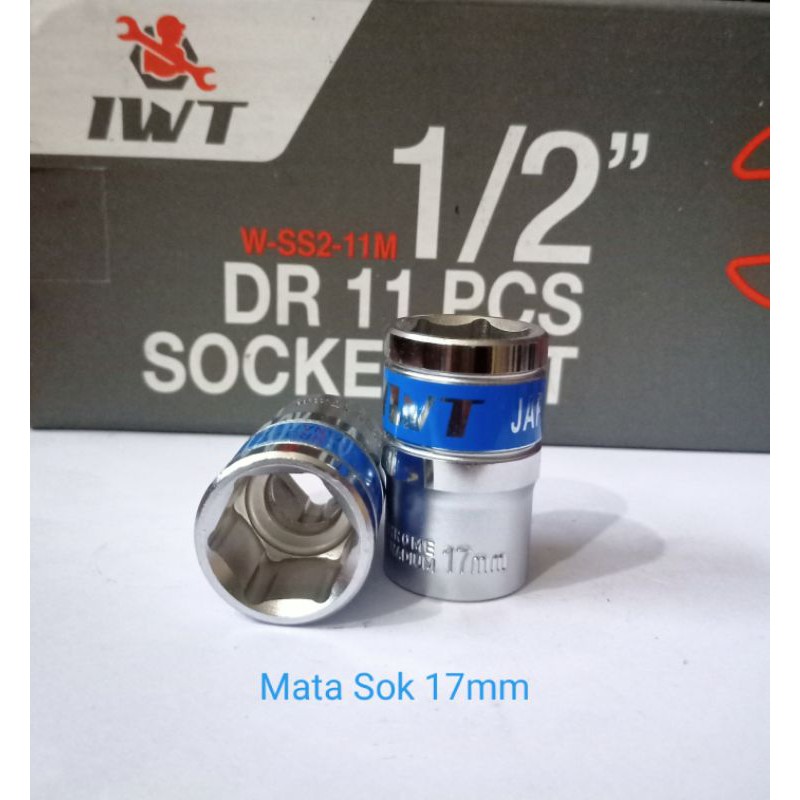 Japan Mata Socket Sok 17mm IWT