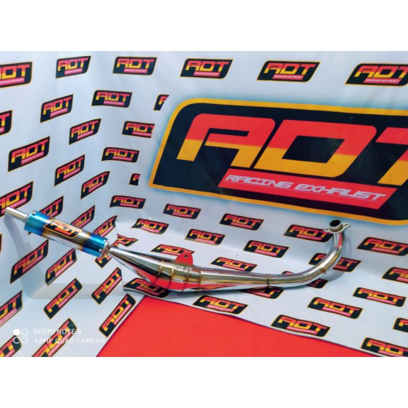 KNALPOT RX KING/RX K/RX SPECIAL KOLONG SAMPING UJUNG BIRU