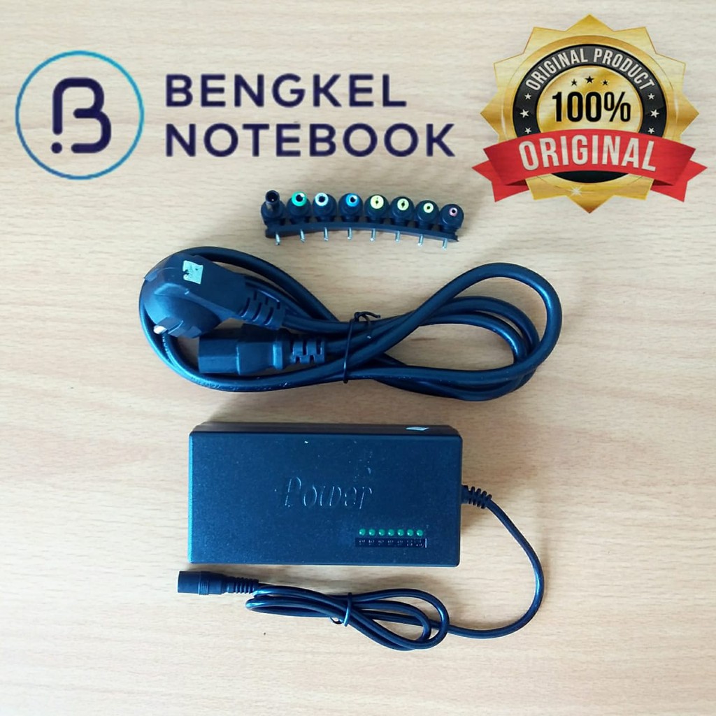 Adaptor Universal AC/DC Laptop lengkap 8 Konektor Max 96W