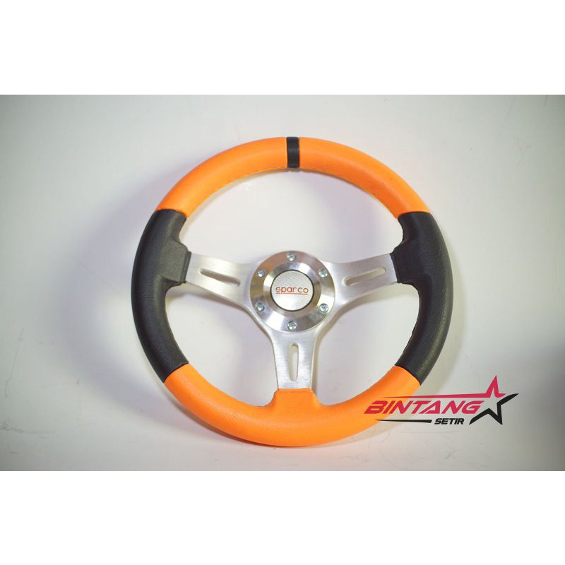 Setir variasi / setir mobil / stir / setir racing / setir lubang oval 12 inch