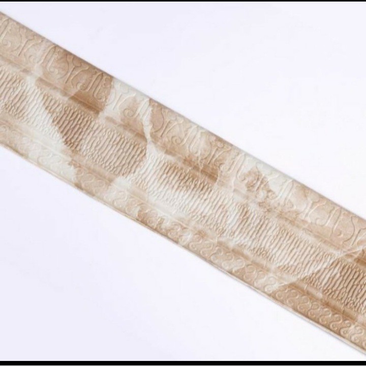 Wallpaper Foam 3D List / Stiker Dinding Atas / Wall Sticker List - 5MM-Brownish Y006